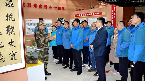 公司北景區(qū)運營黨支部“奮斗百年路 啟航新征程--學(xué)黨史、悟思想、辦實事、開新局”寒蔥嶺密營遺址愛國主義教育實地考察主題黨日活動